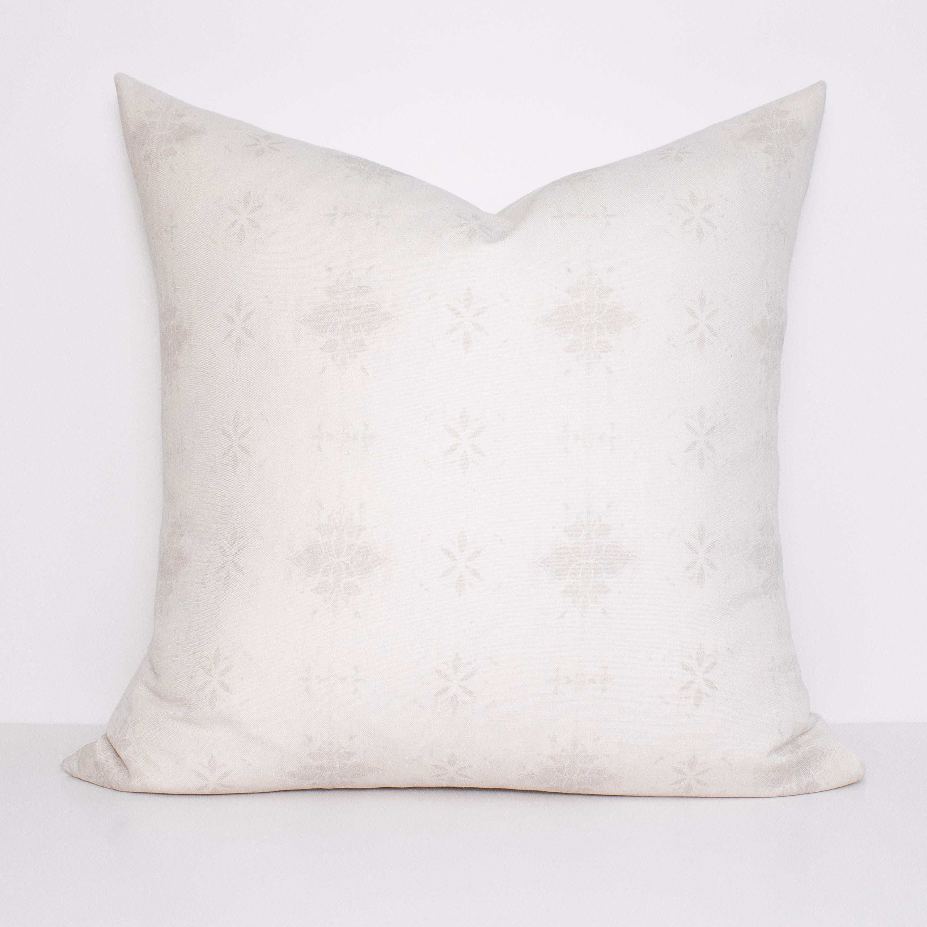 Lotus Pillow Cover in Dove