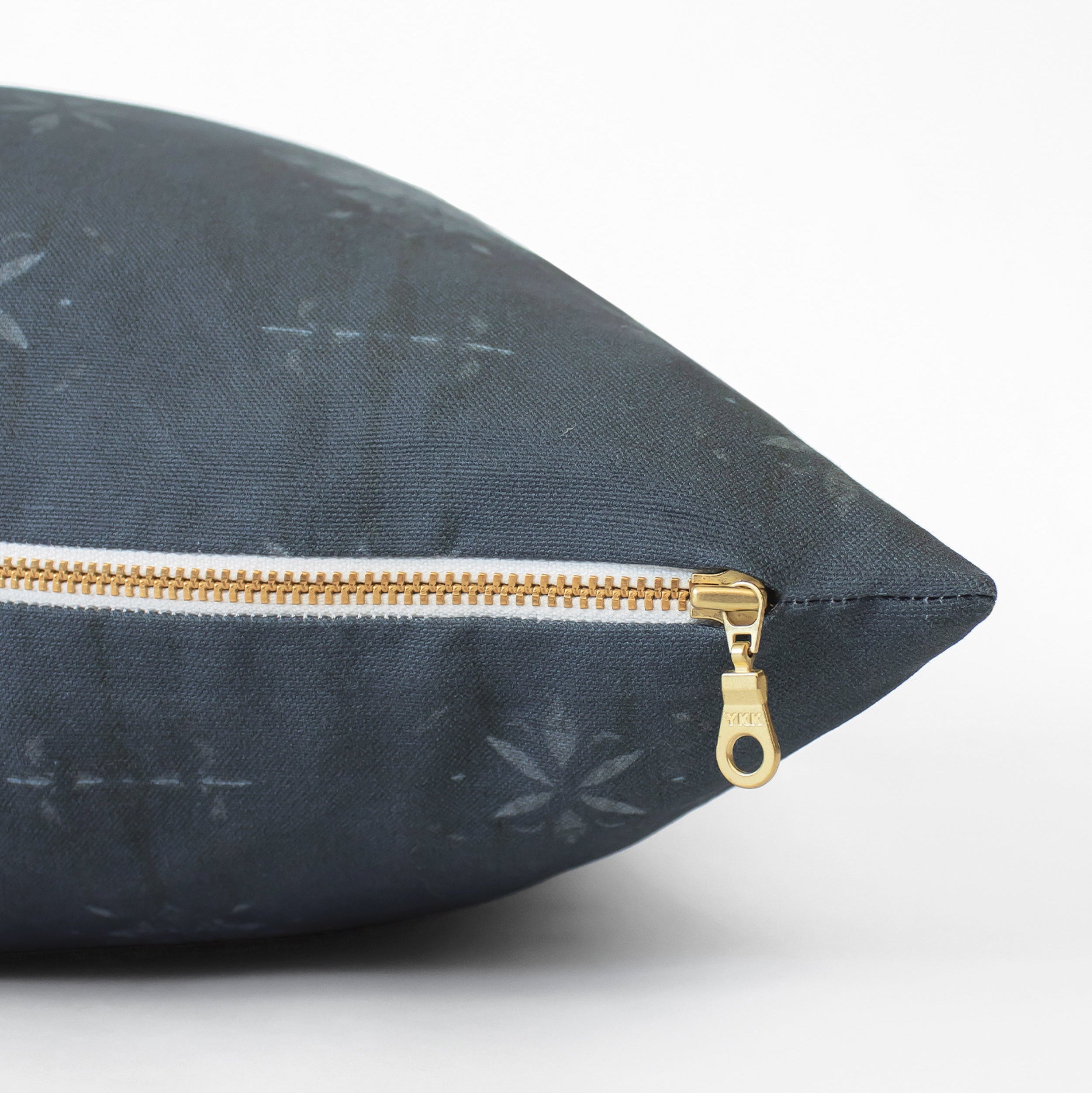 Lotus Pillow Cover in Indigo