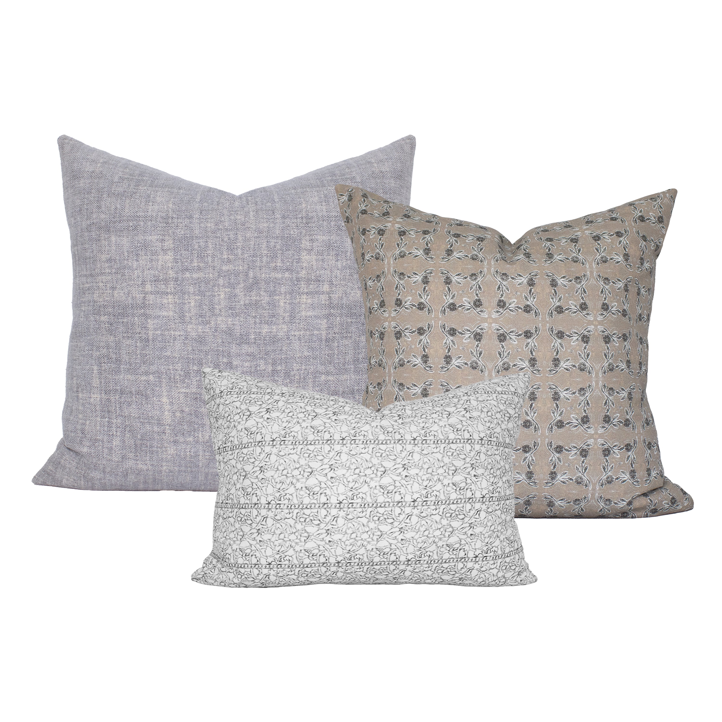 Muted & Modern - Three Pillow Combination