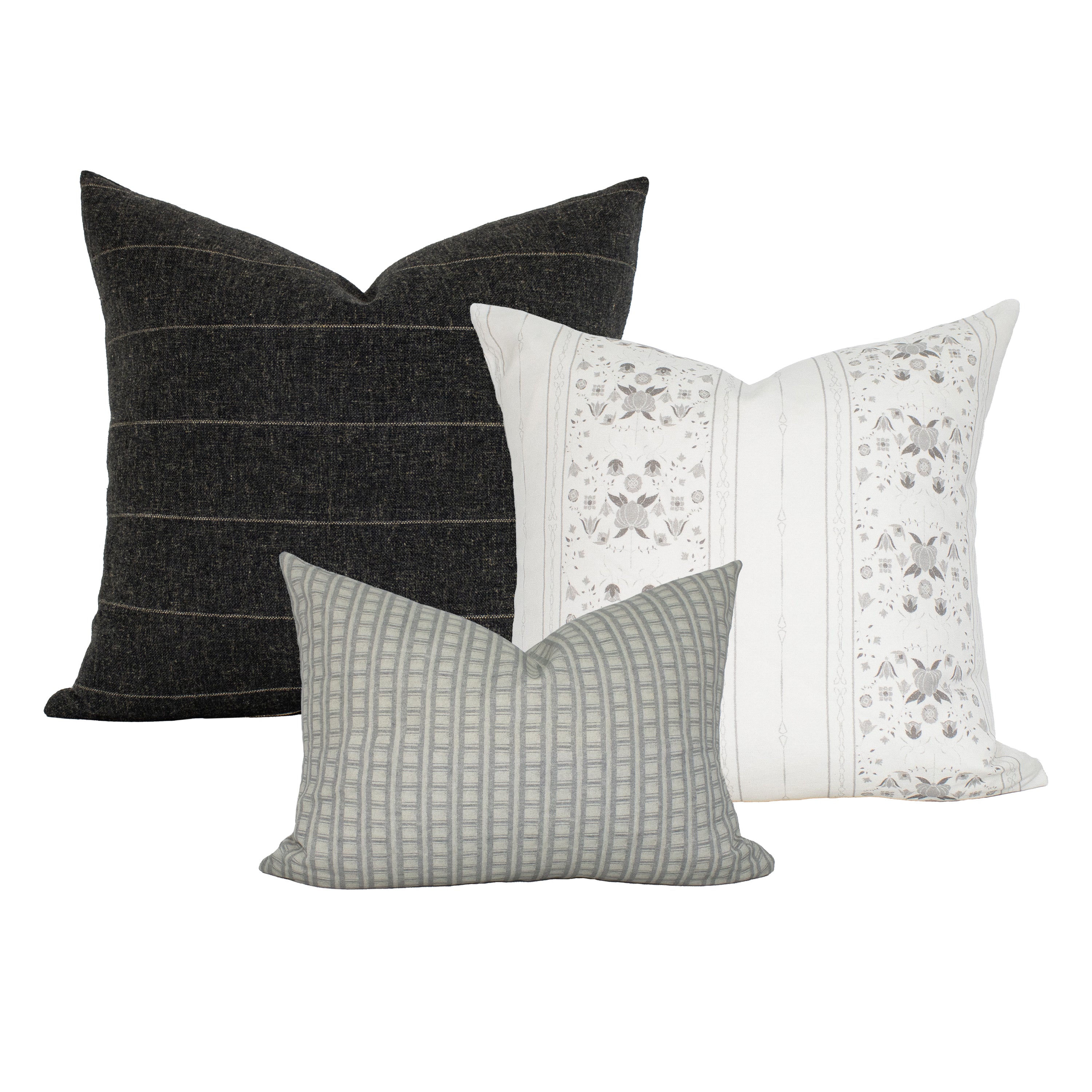 Classic & Composed - Three Pillow Combination