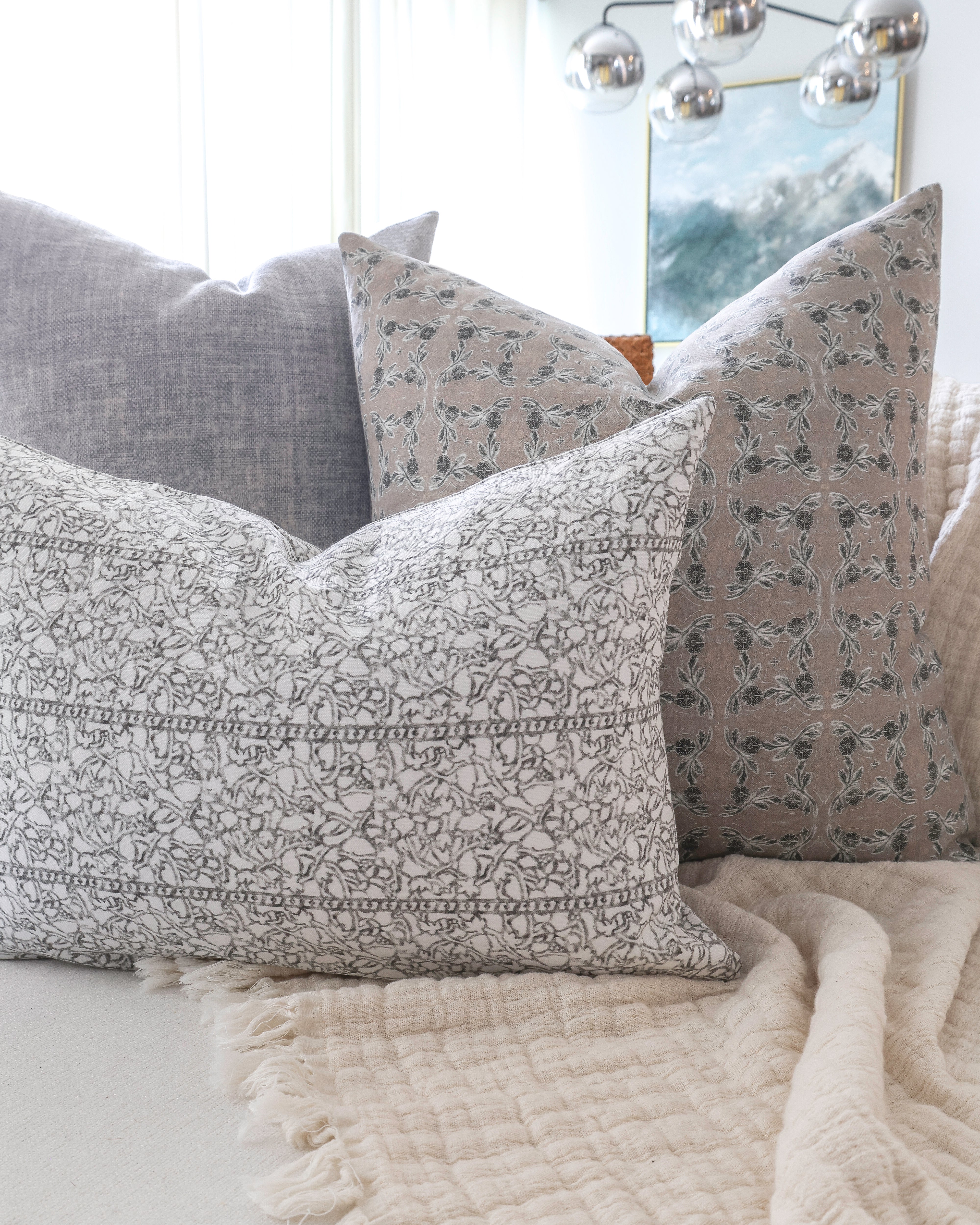 Muted & Modern - Three Pillow Combination