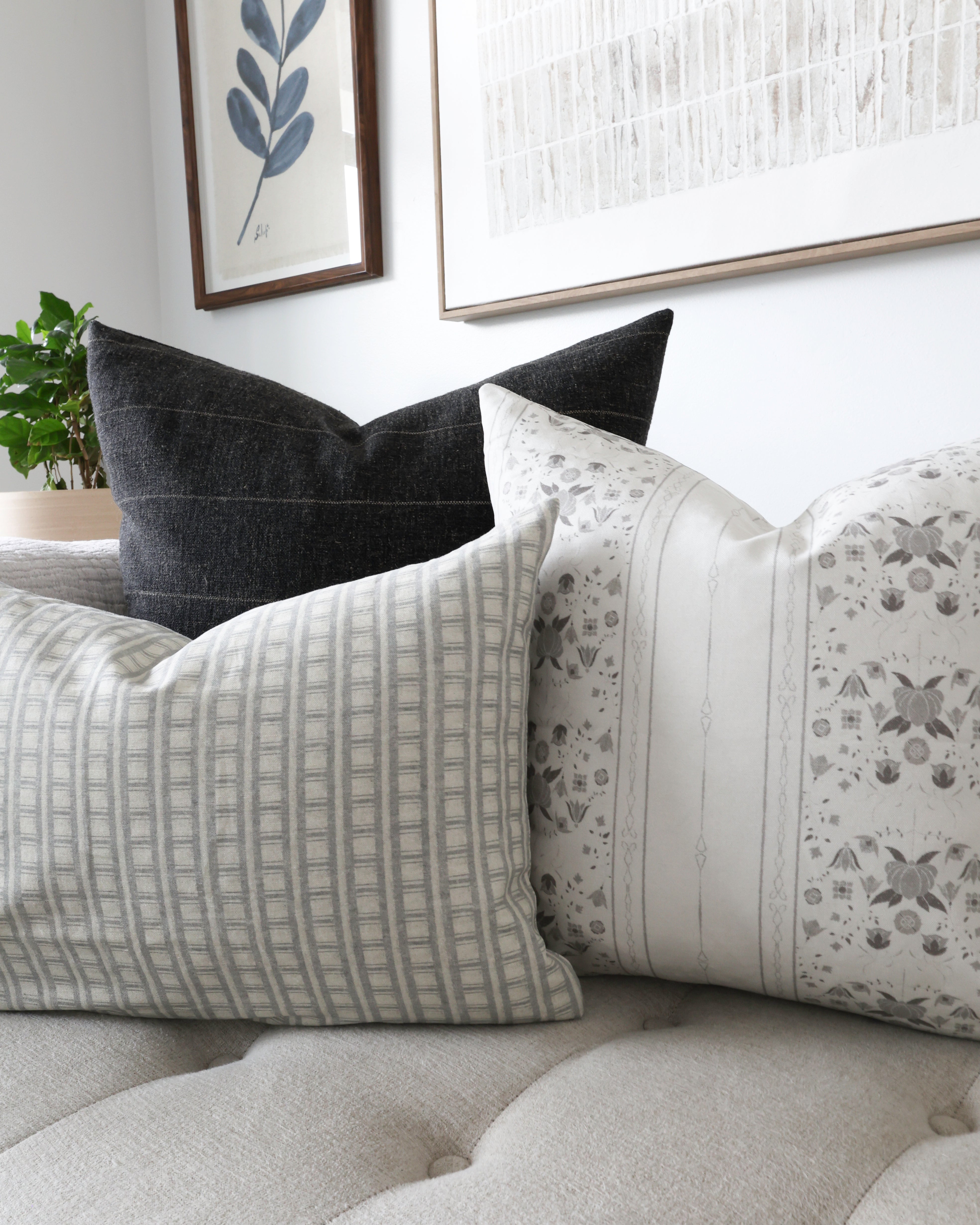 Classic & Composed - Three Pillow Combination