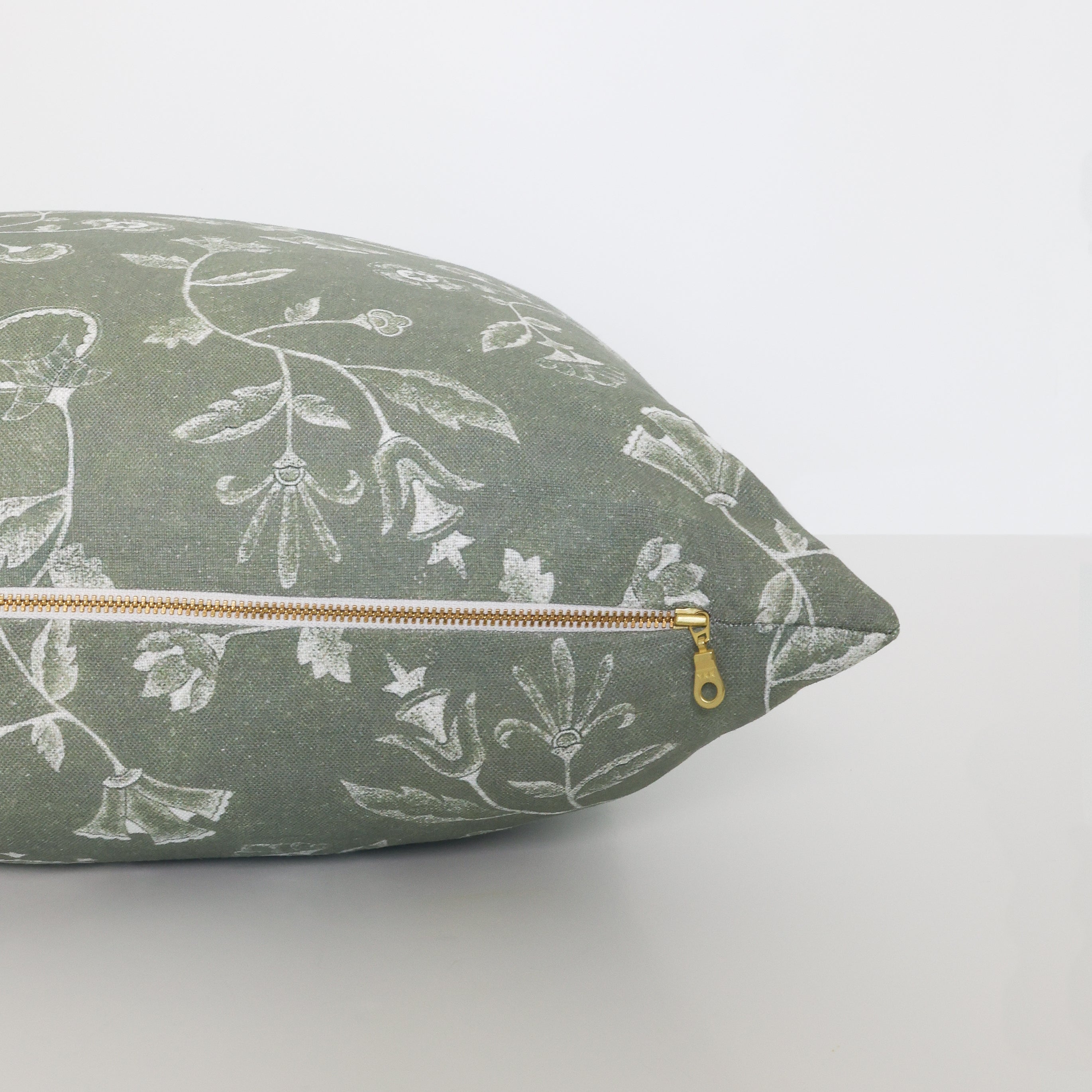Dot Pillow Cover in Basil