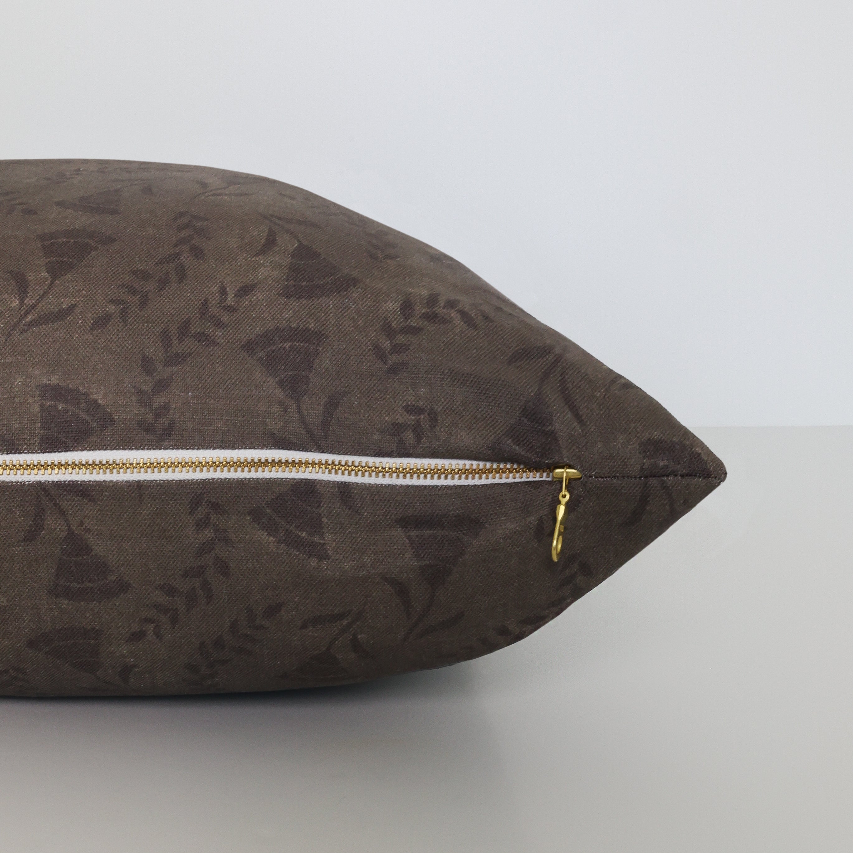 Fleur Pillow Cover in Driftwood