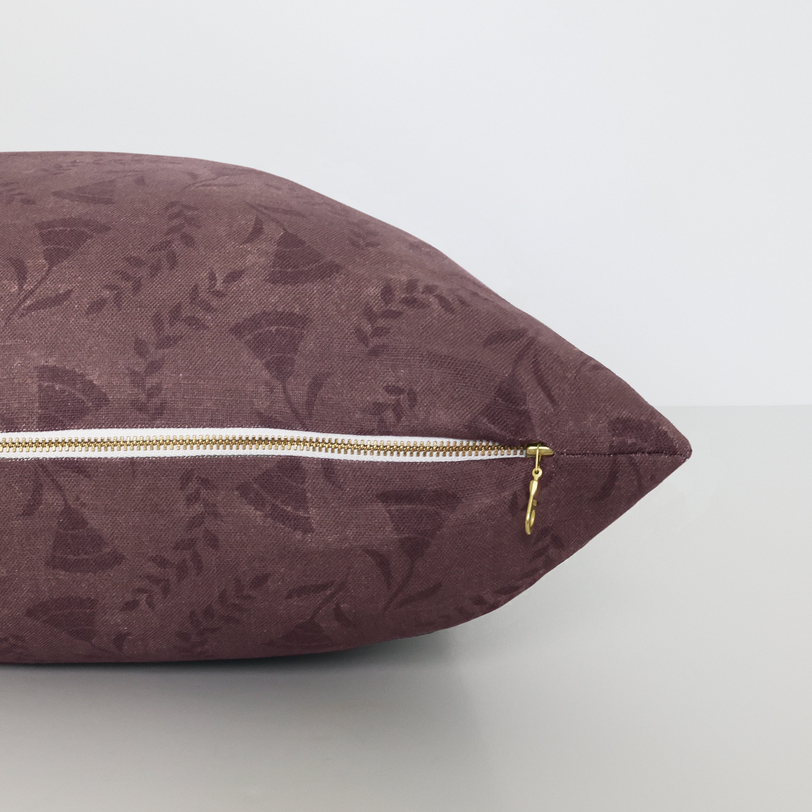 Fleur Pillow Cover in Rosewood