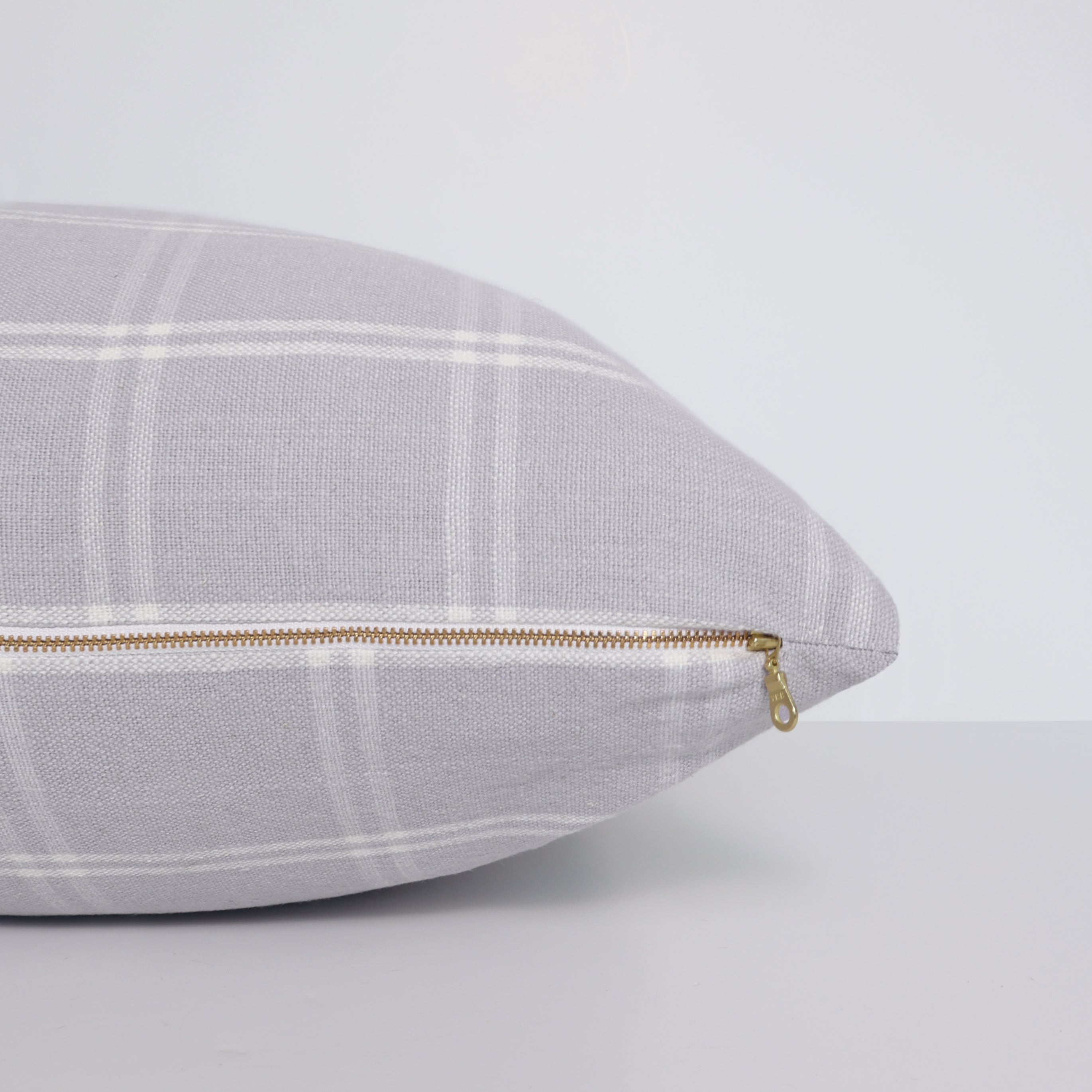 Plaid Pillow Cover in Mist