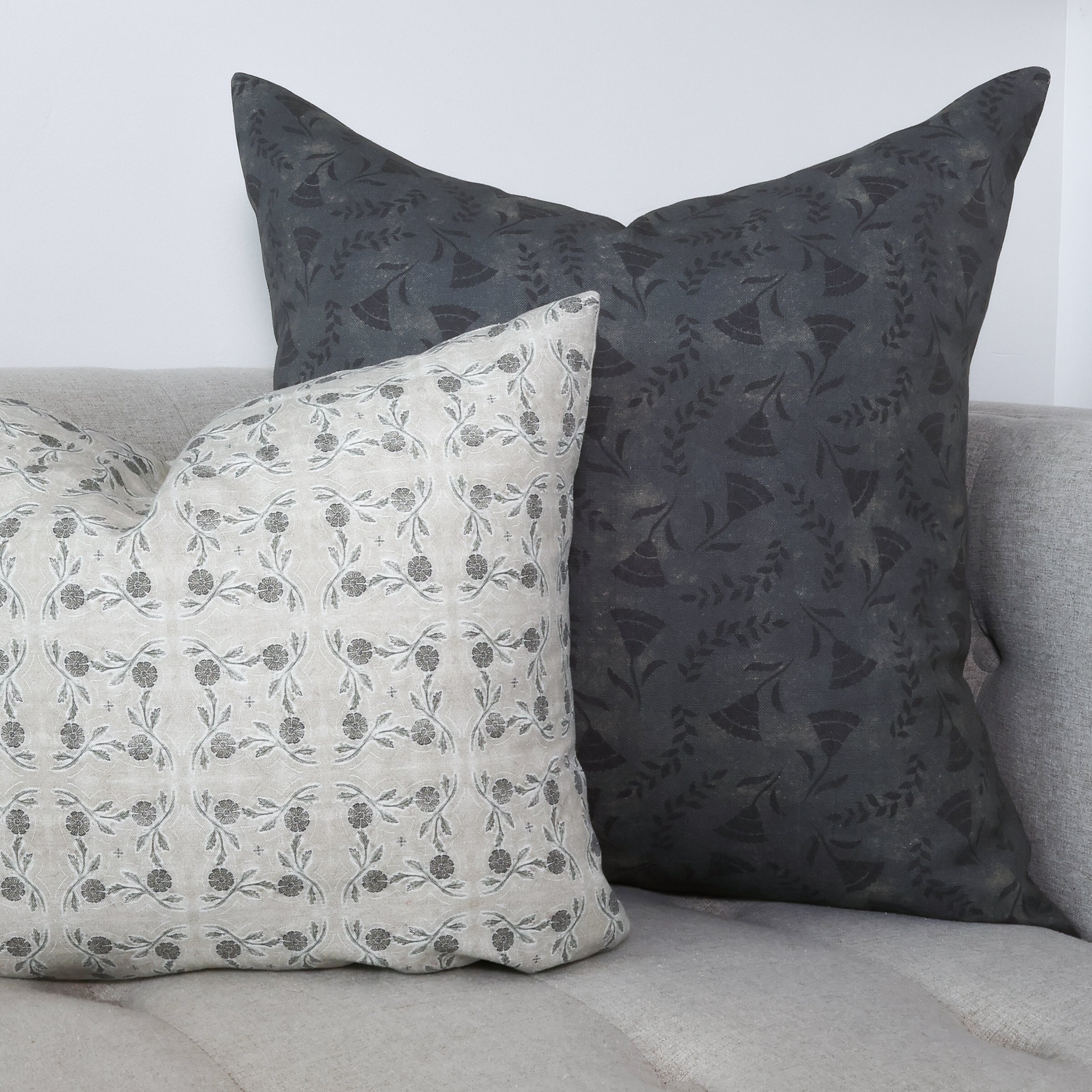Fleur Pillow Cover in Ashwood