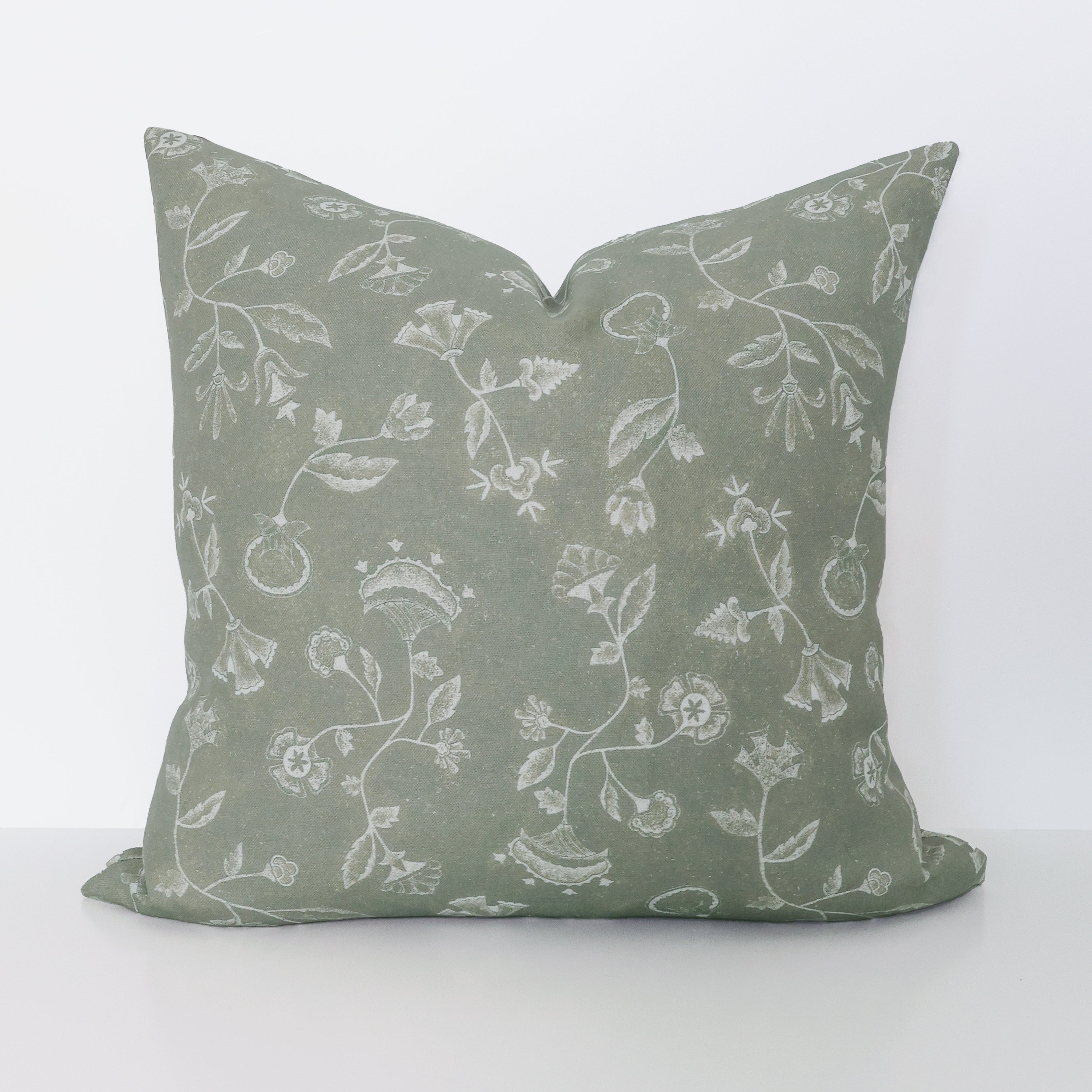 Dot Pillow Cover in Basil