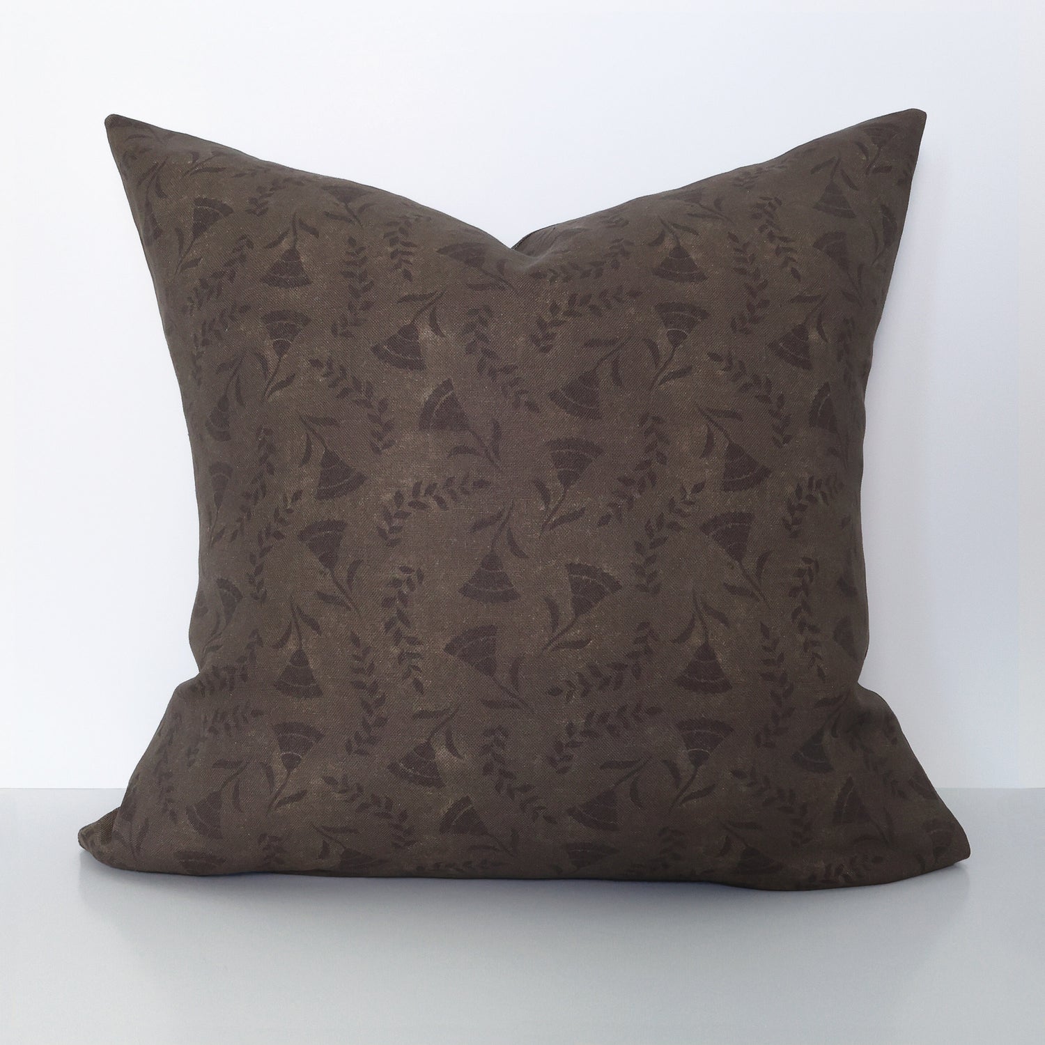 Fleur Pillow Cover in Driftwood