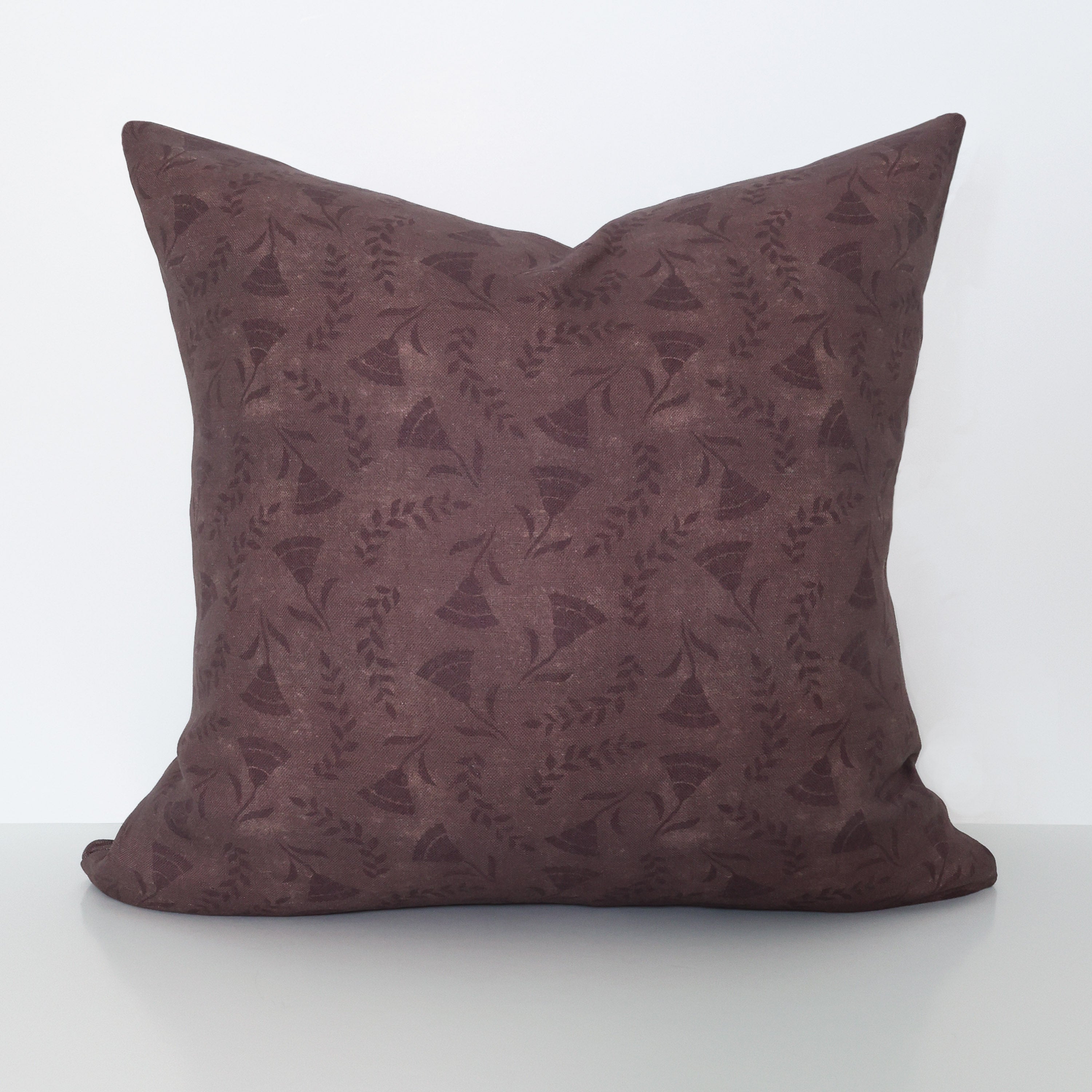 Fleur Pillow Cover in Rosewood