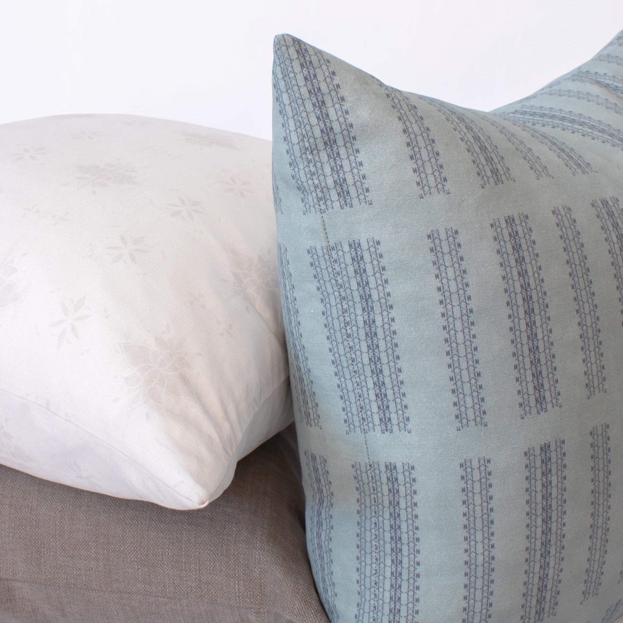 Blueprint Pillow Cover in Slate