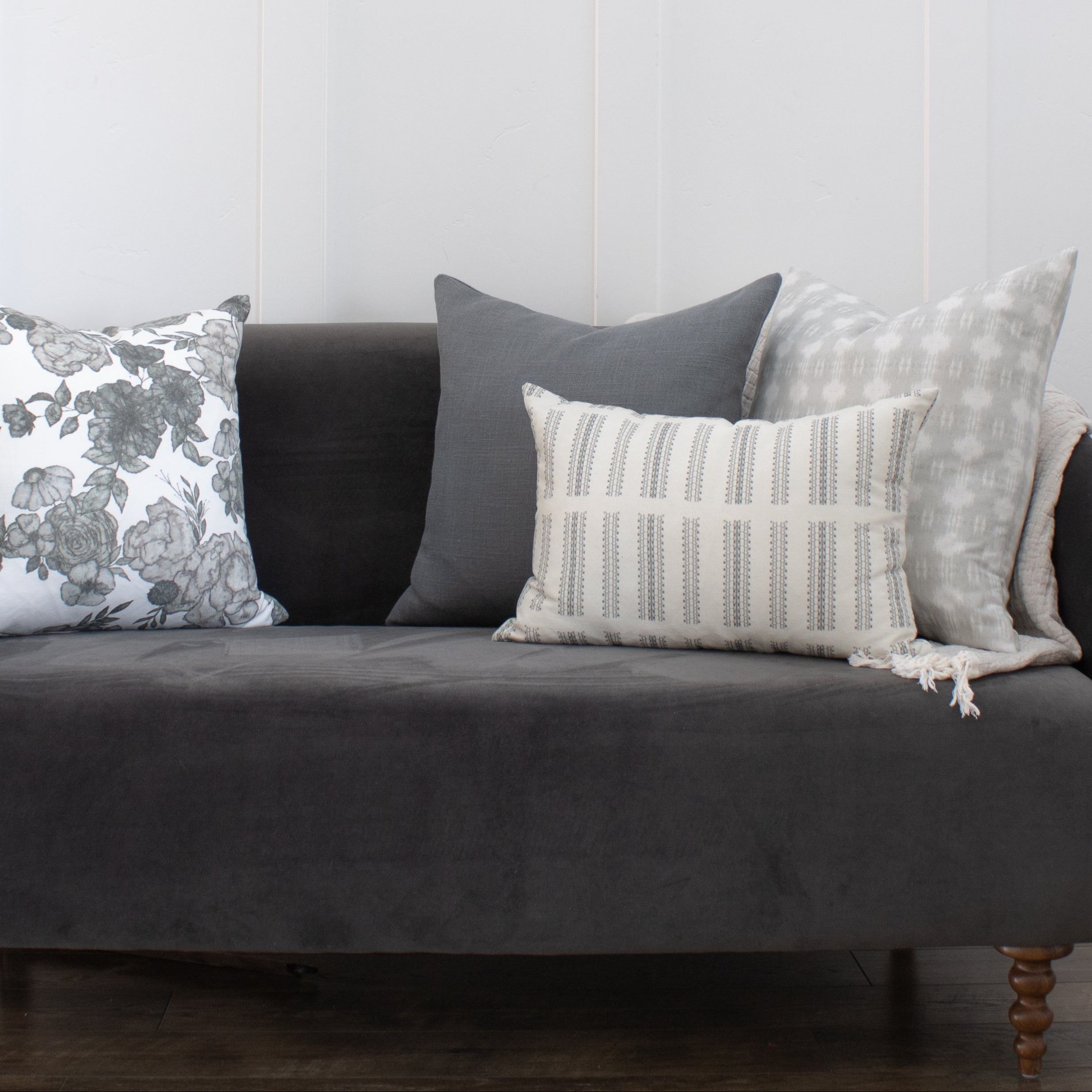 Toby Pillow Cover in Mist