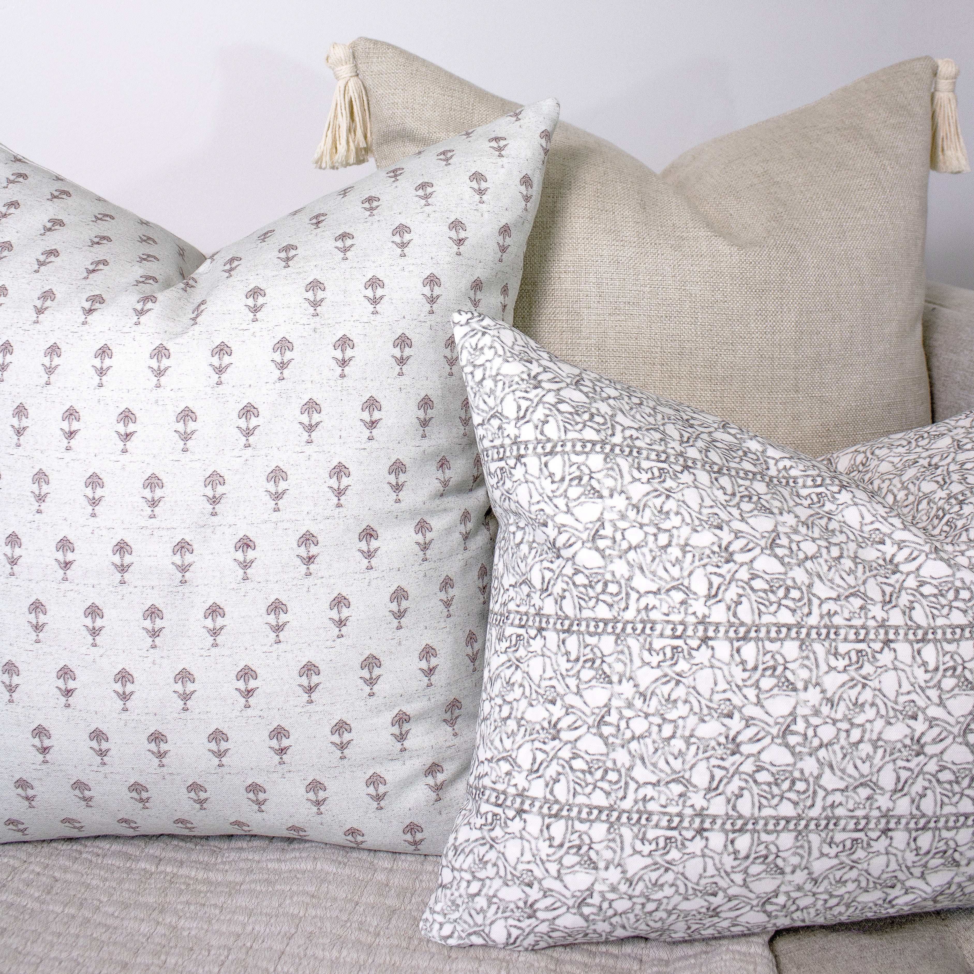 Faye Pillow Cover in Clay