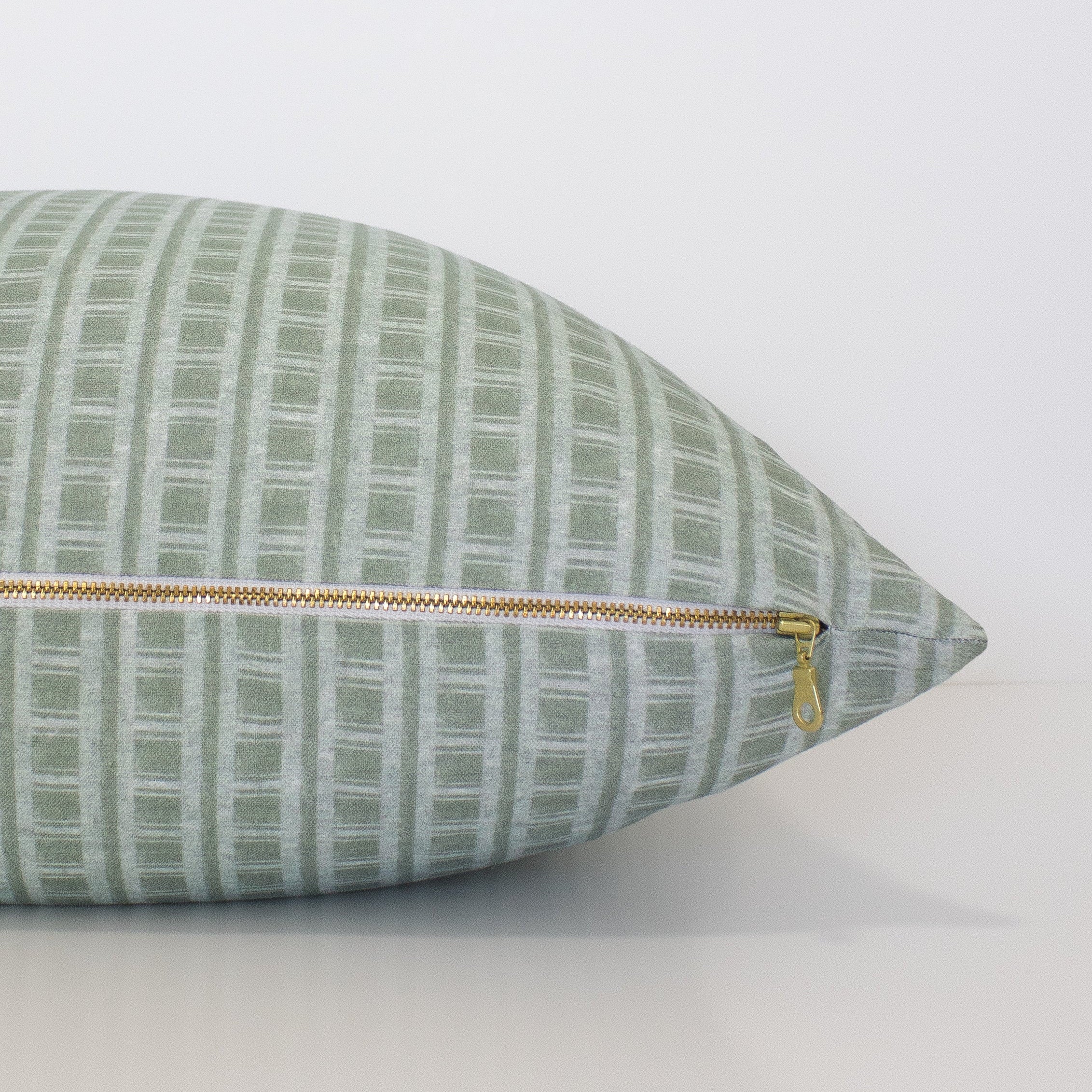 Alfie Pillow Cover in Sage