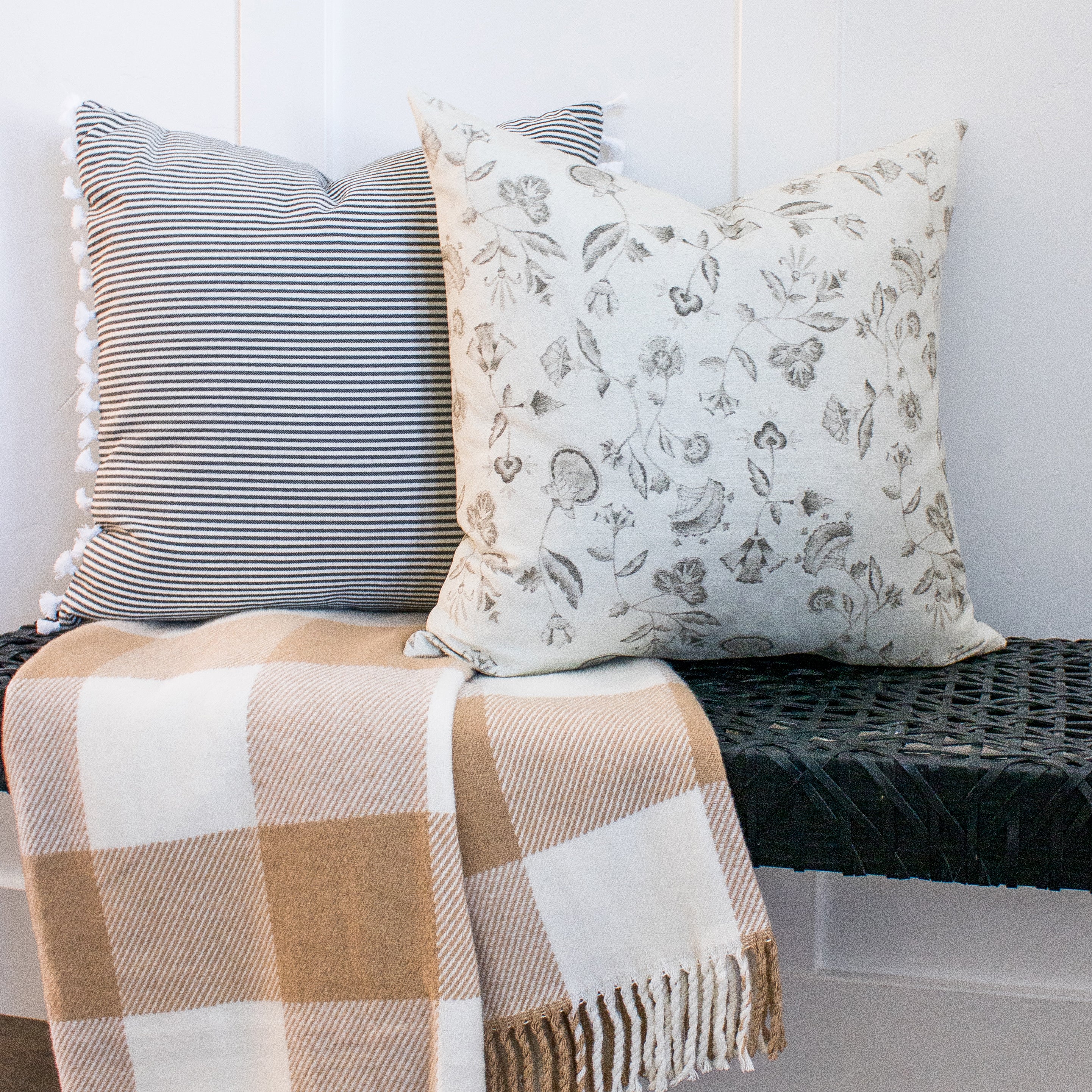 Dot Pillow Cover in Alabaster