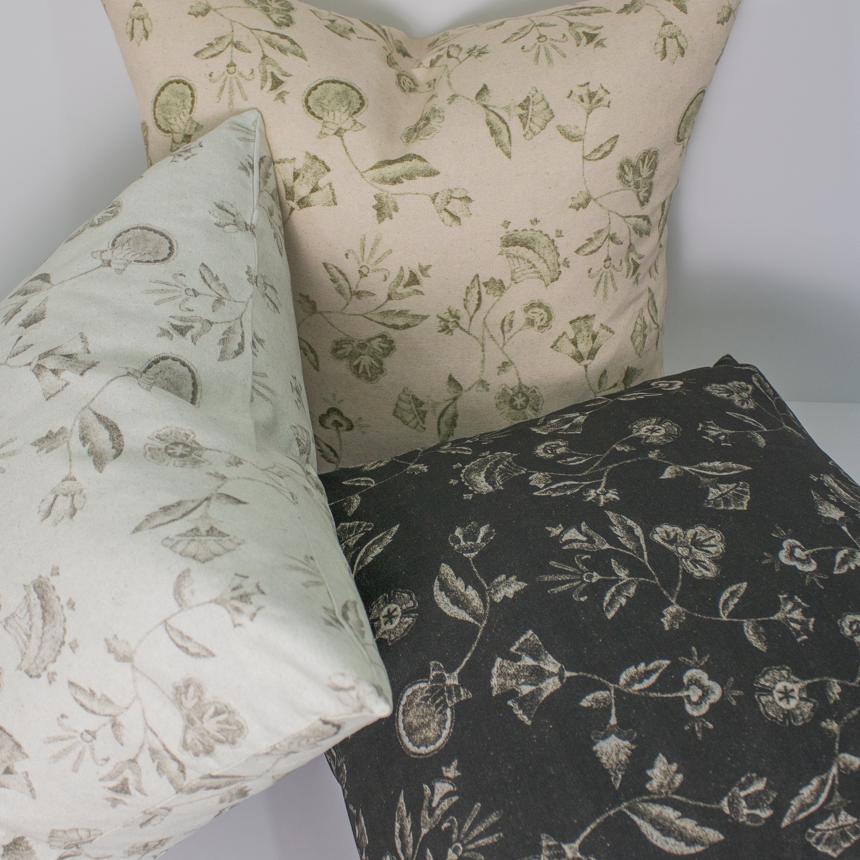Dot Pillow Cover in Coal
