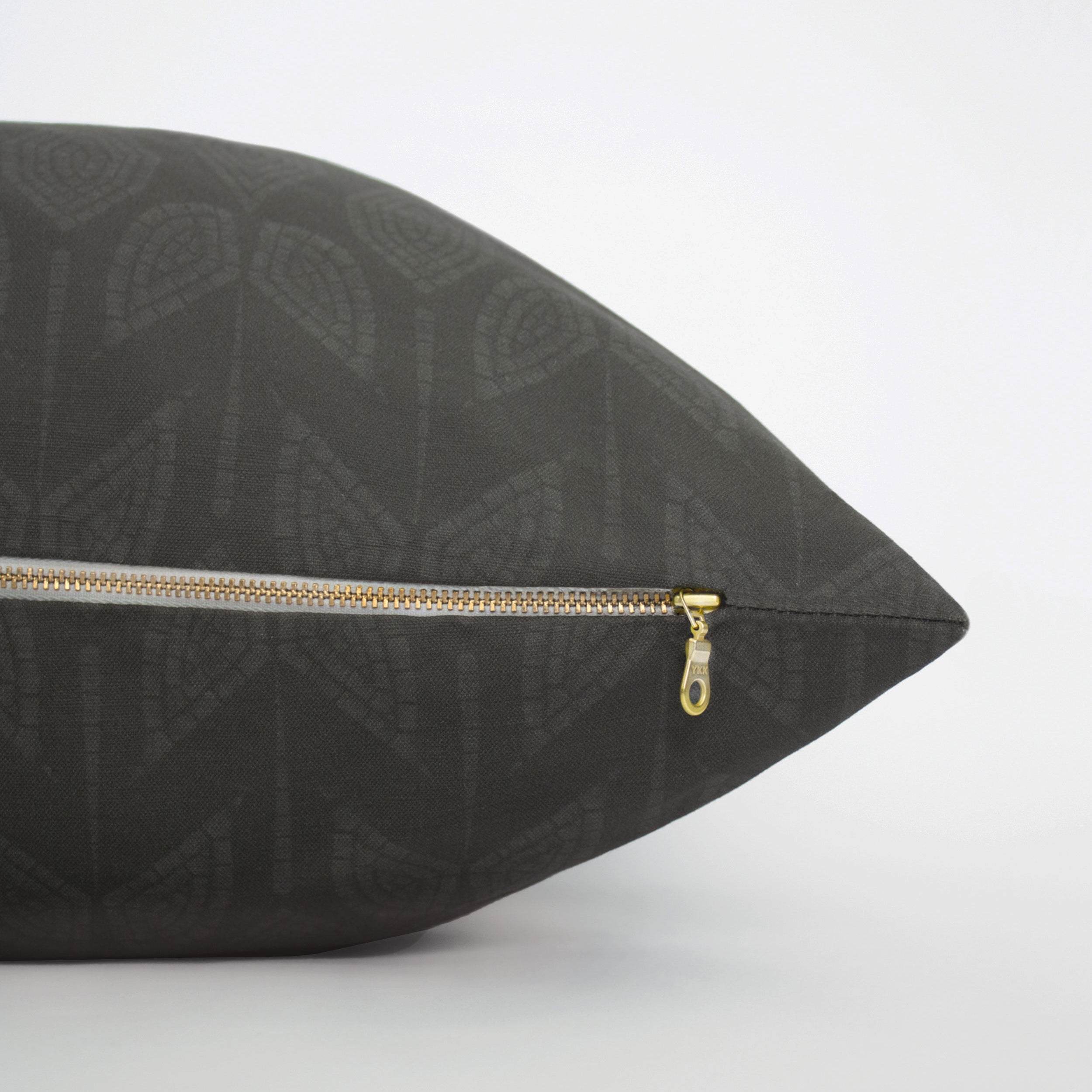 Etch Pillow Cover in Charcoal