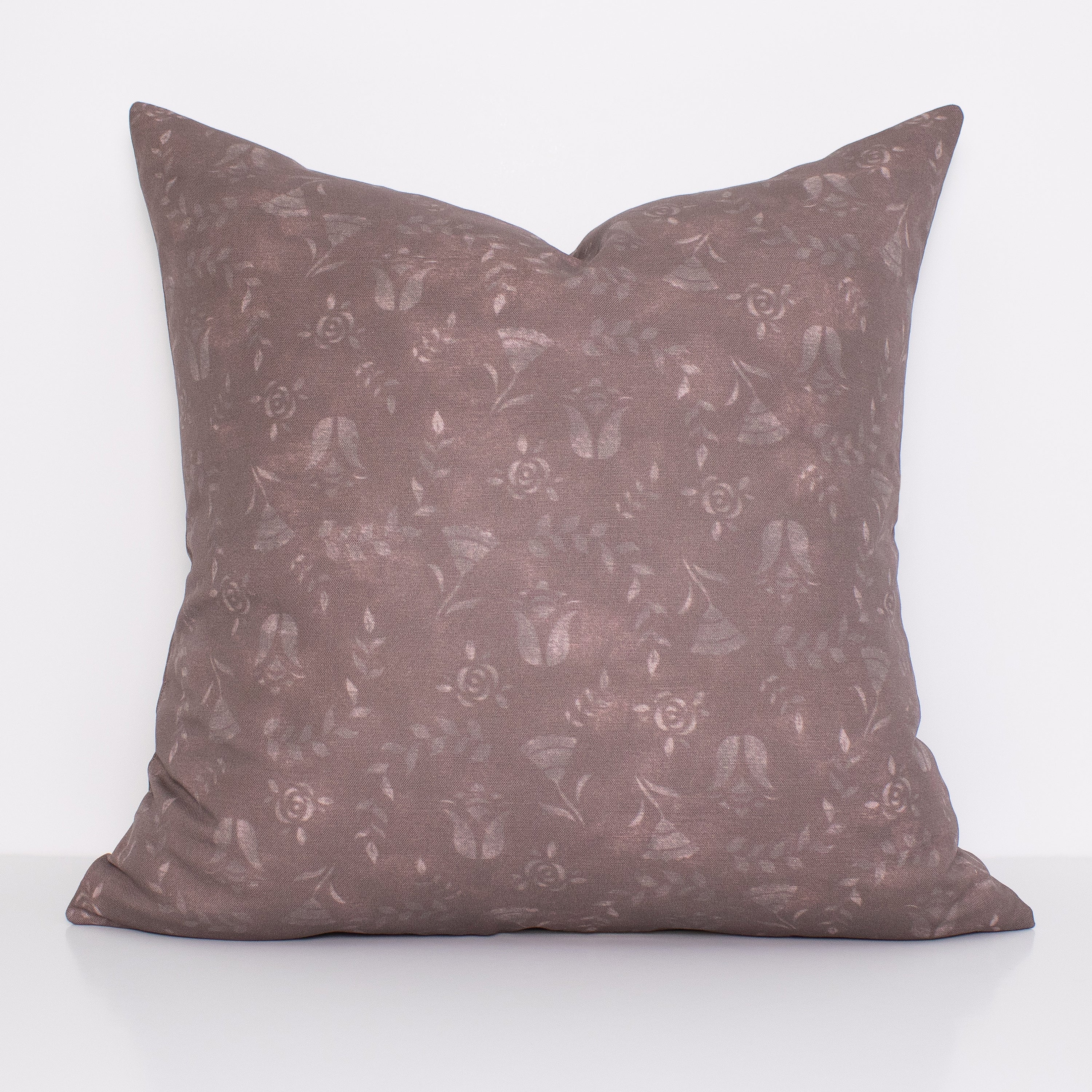 Fleur Pillow Cover in Rosewood