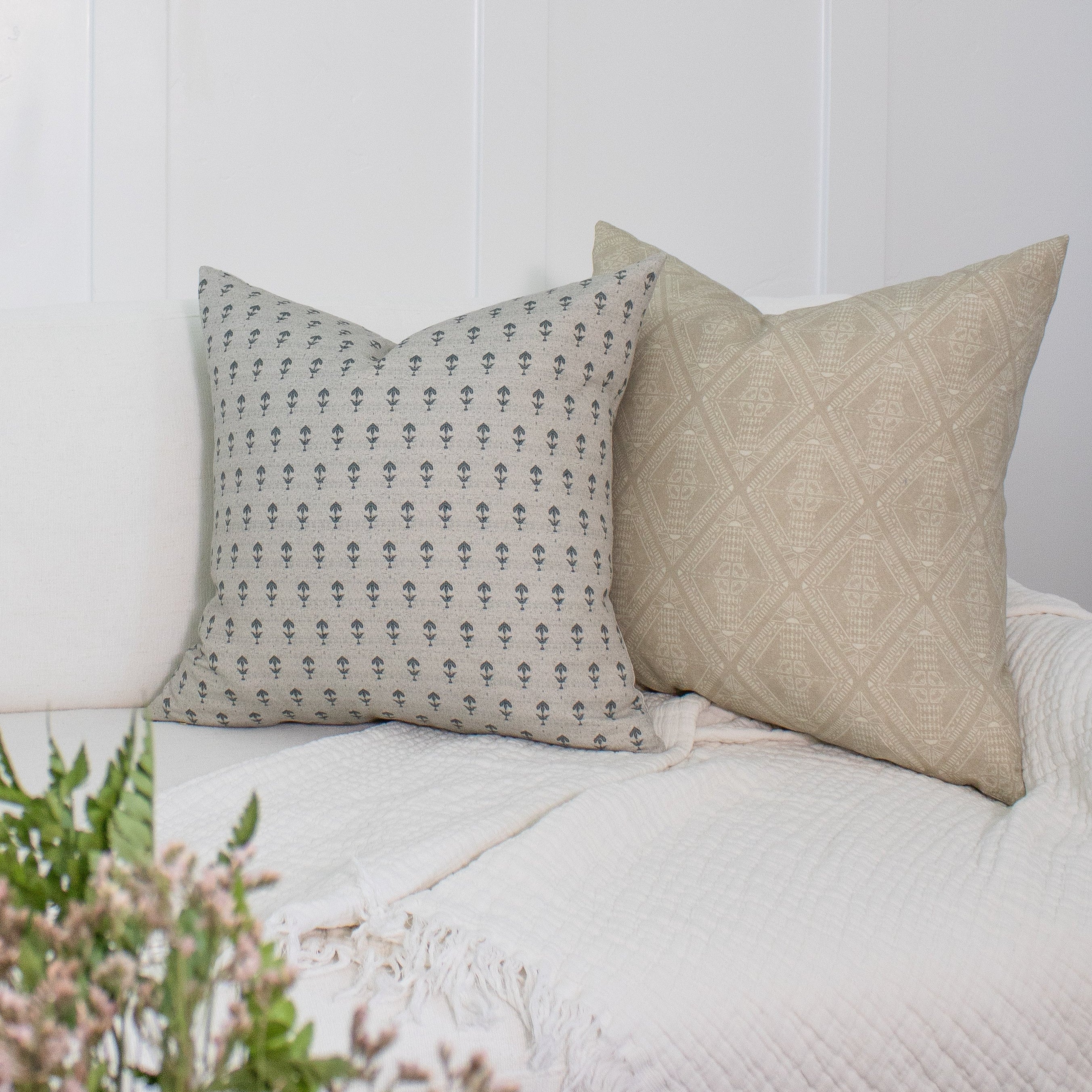 Lyra Pillow Cover in Khaki