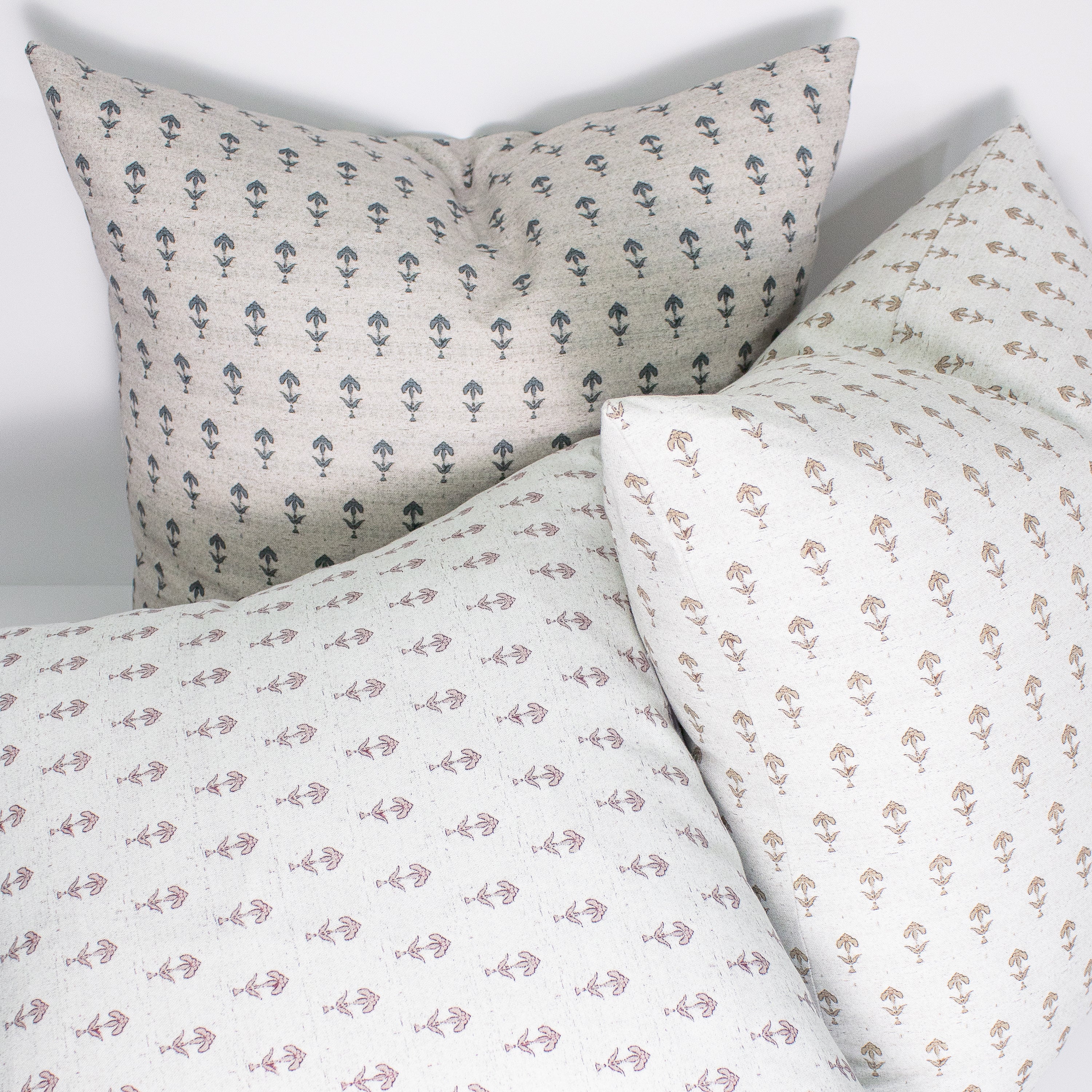 Ginger Pillow Cover in Slate
