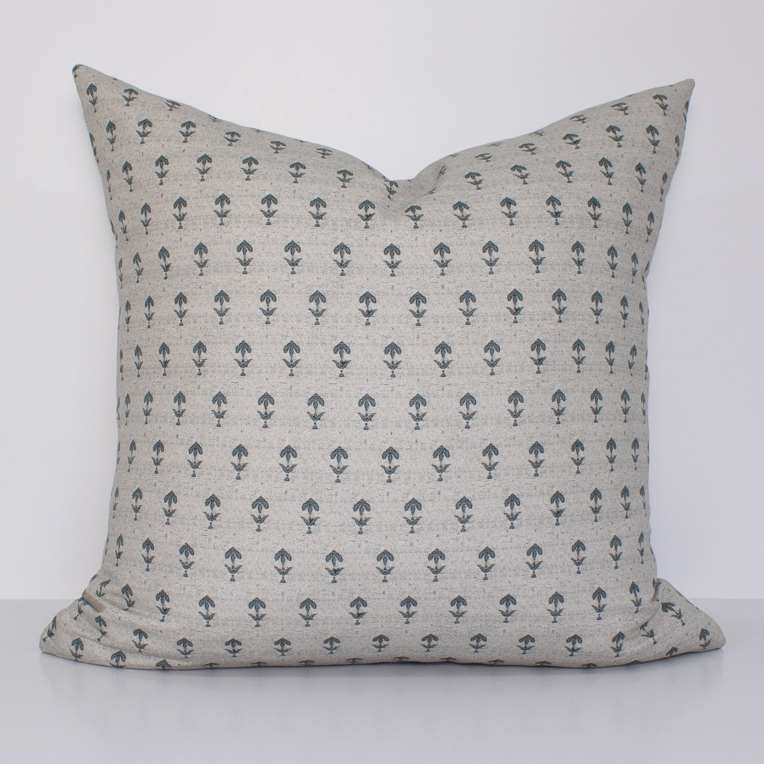 Ginger Pillow Cover in Slate | Exclusive Designer Print in Slate