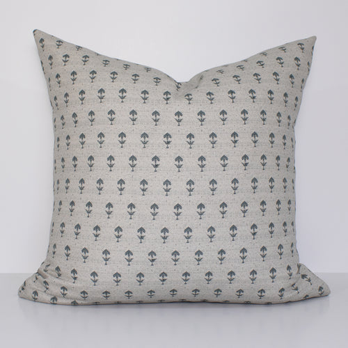 Ginger Pillow Cover in Slate