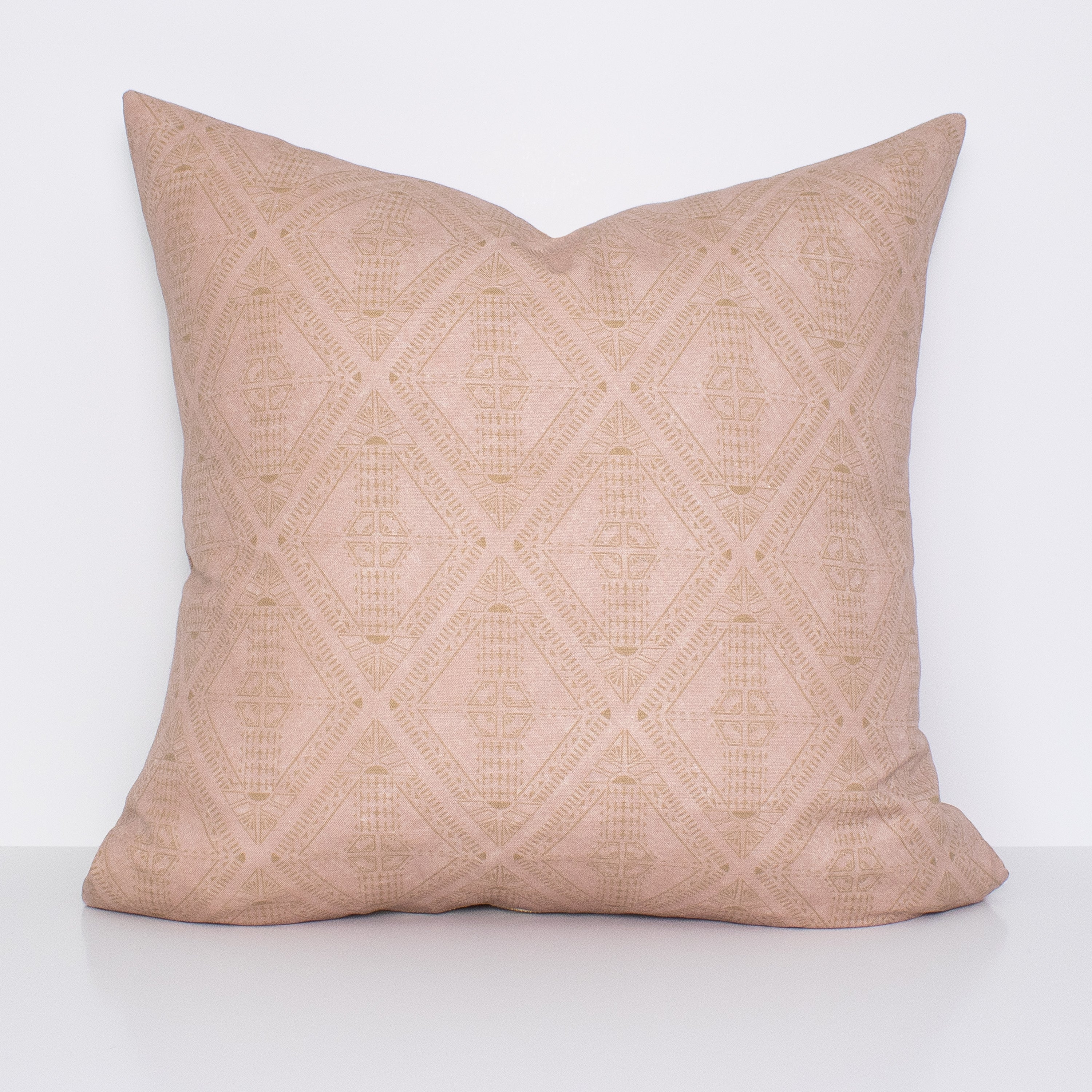 Lyra Pillow Cover in Coral