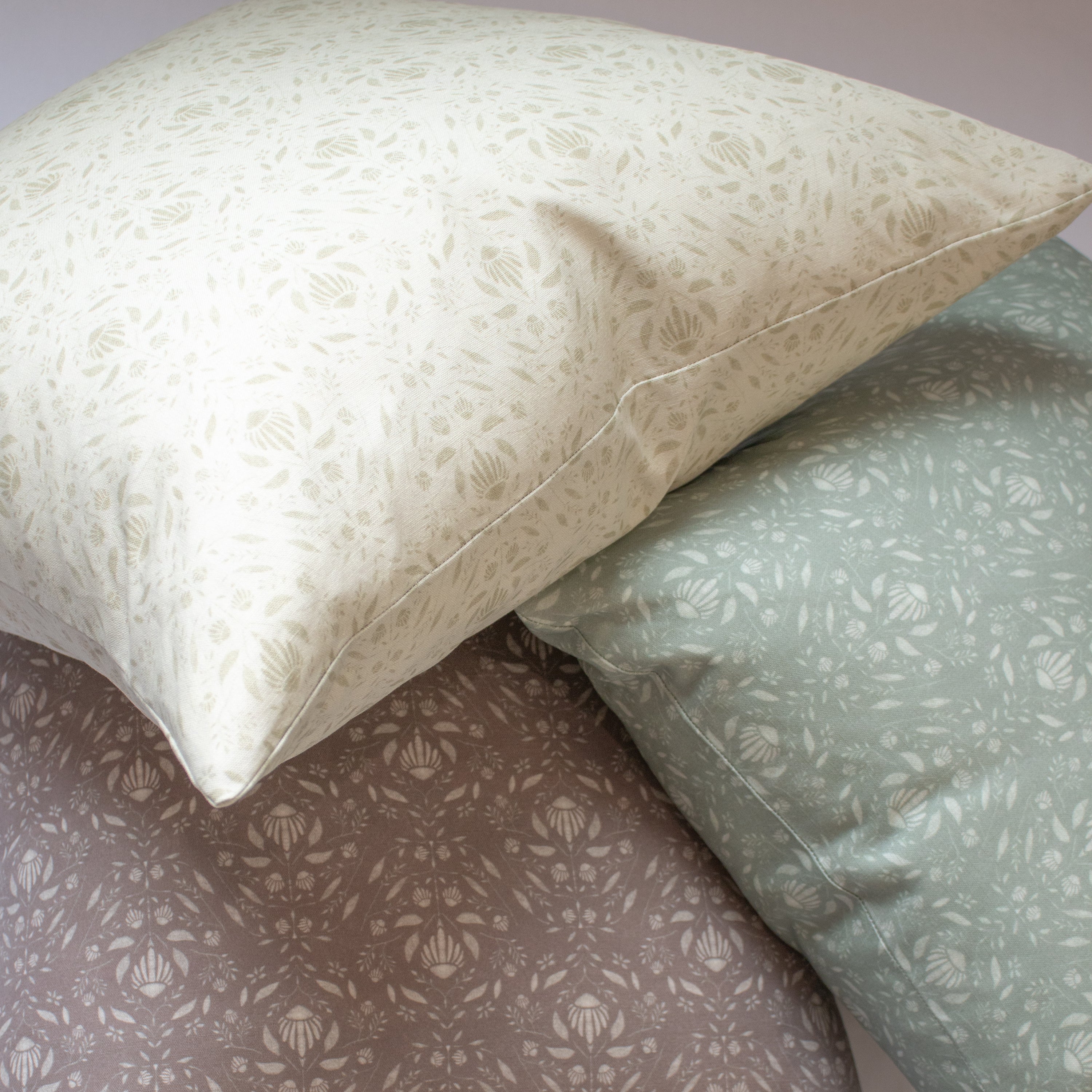 Meadow Pillow Cover in Wheat