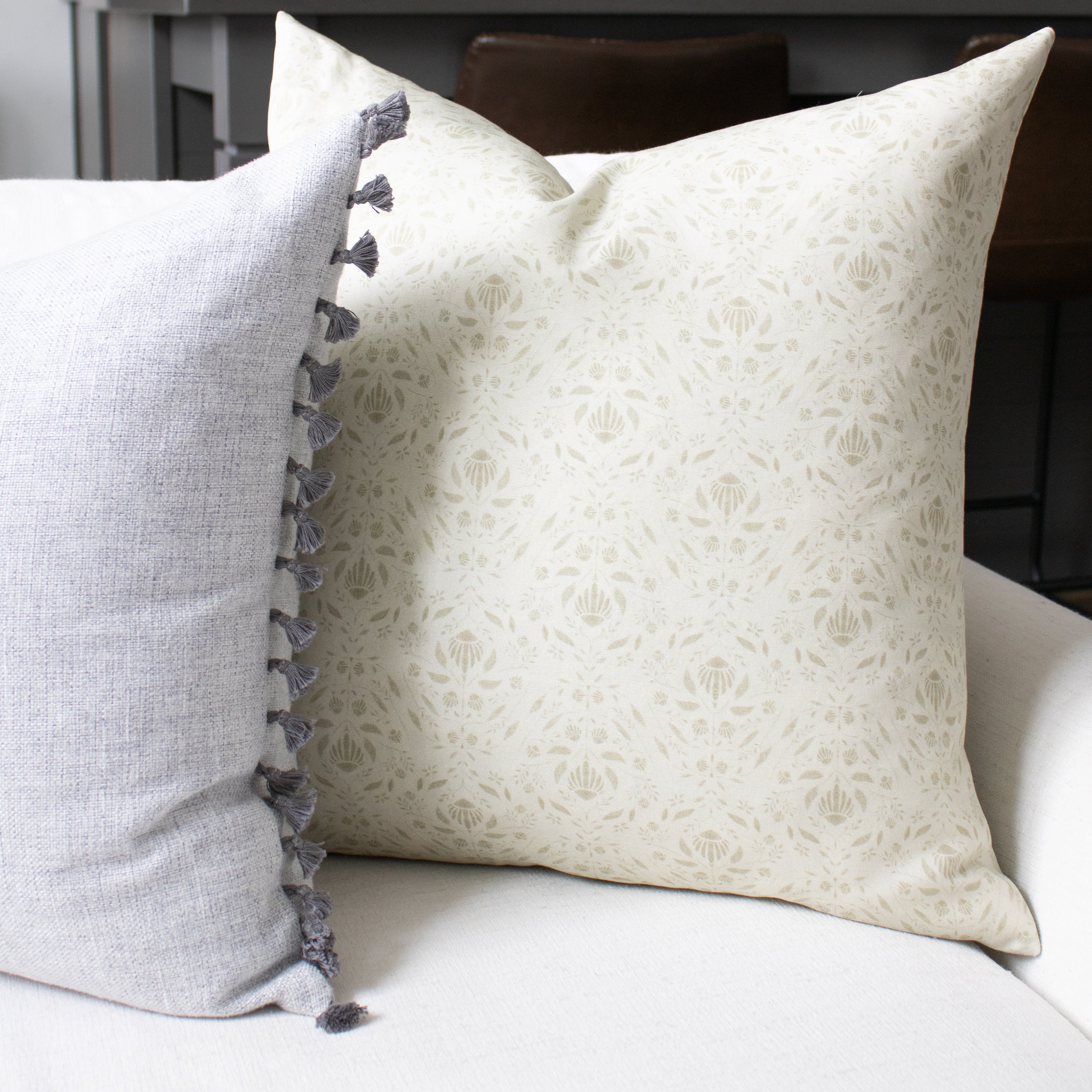 Meadow Pillow Cover in Wheat