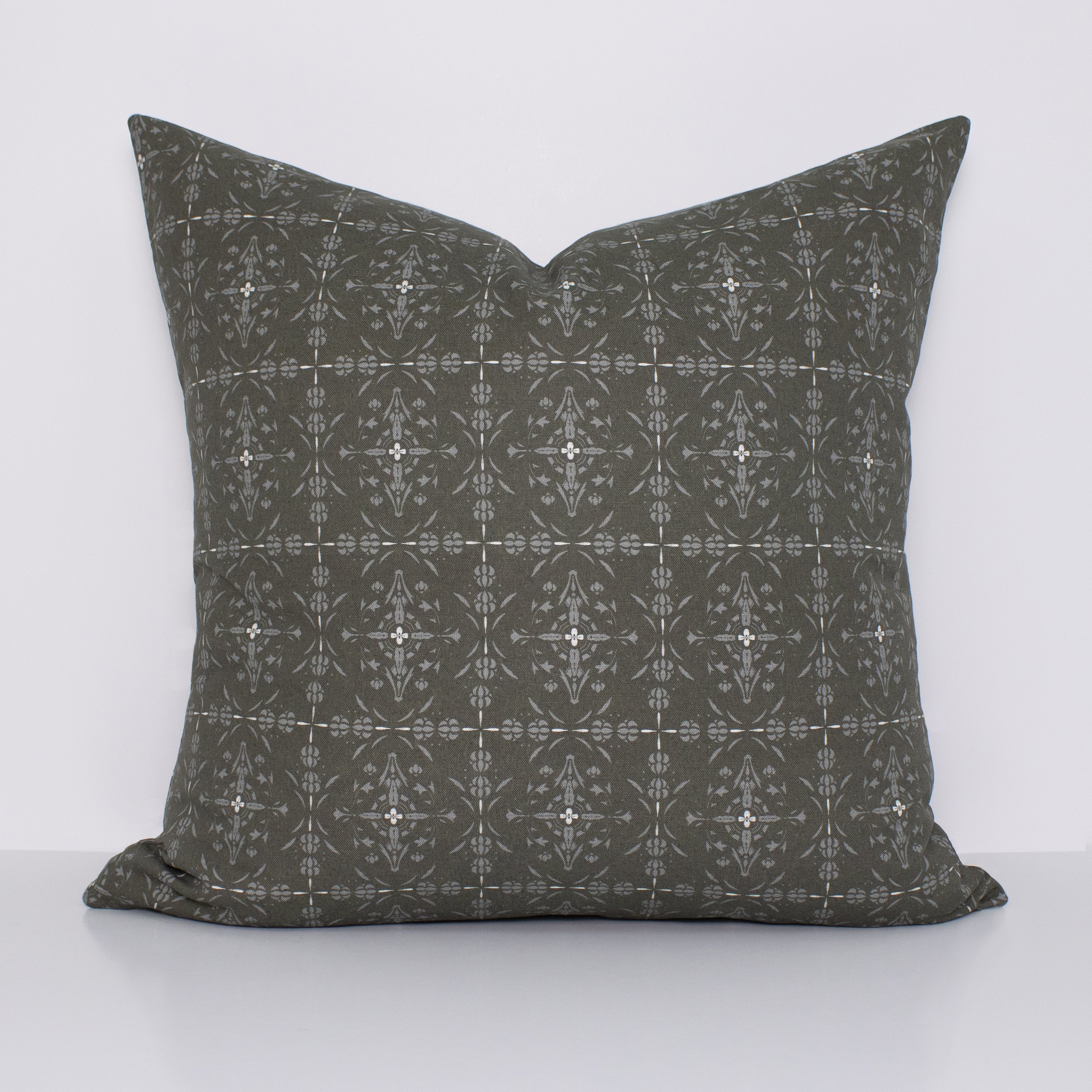 Nouveau Pillow Cover in Aged Bronze