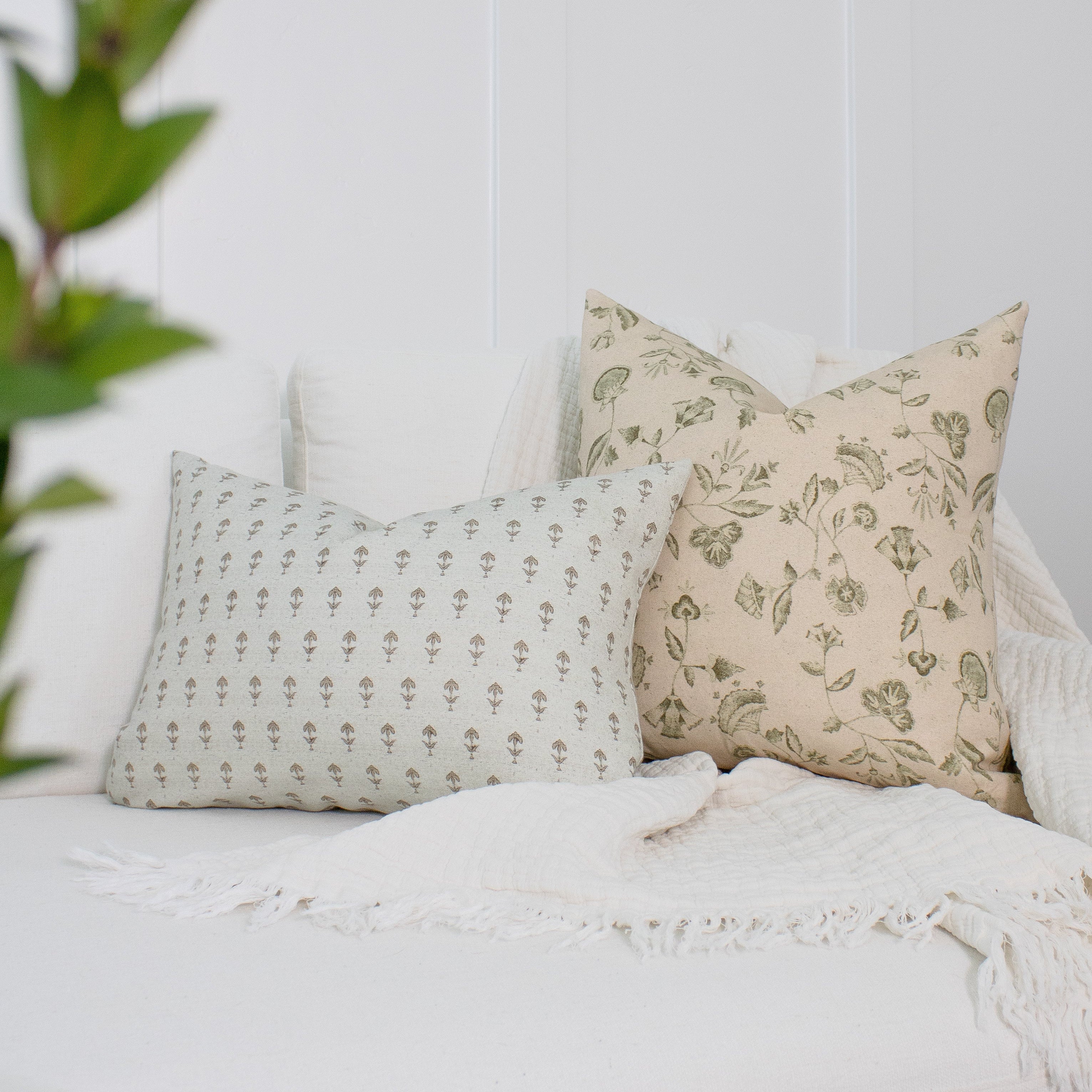 Dot Pillow Cover in Peach