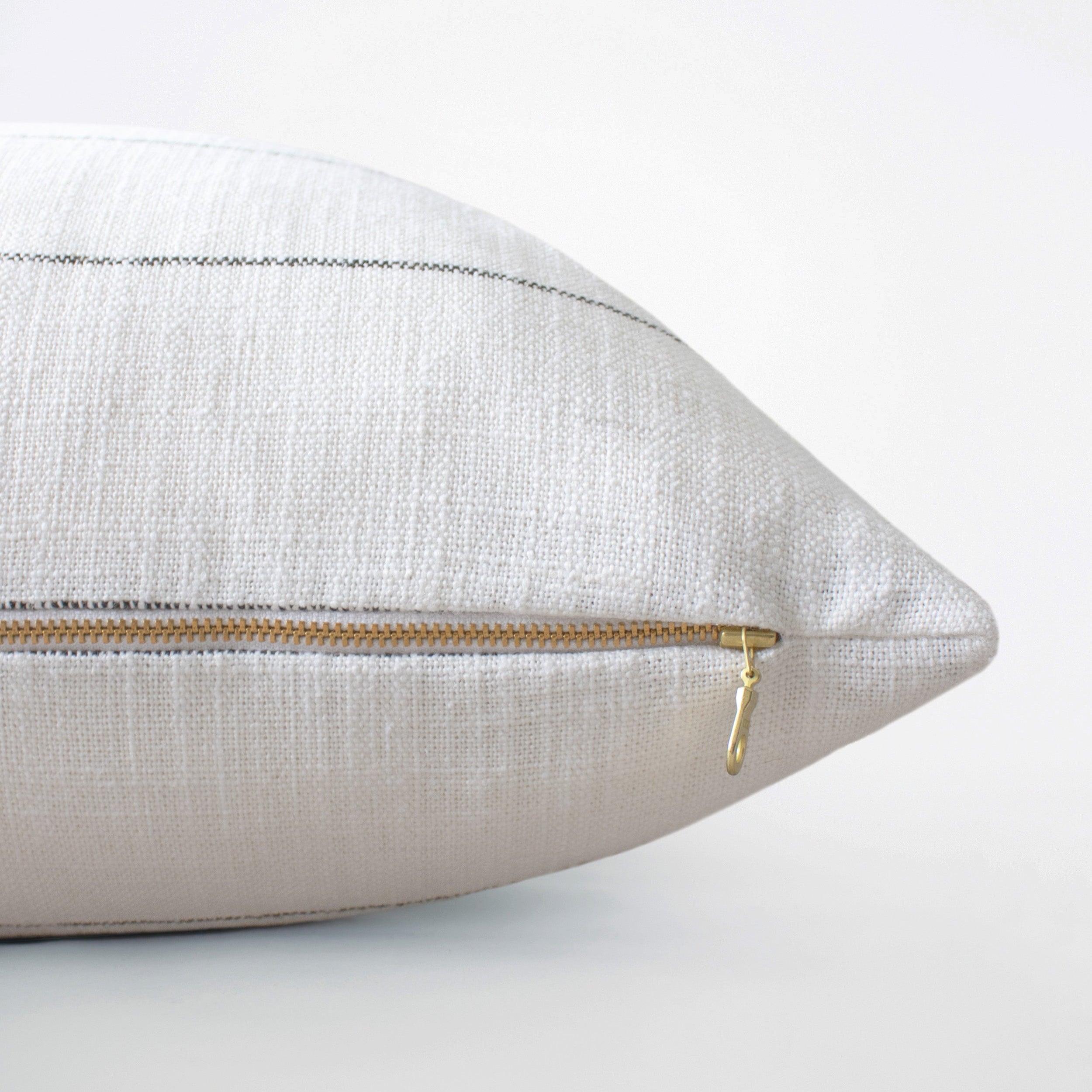 Broad Stripe Pillow Cover in Tuxedo