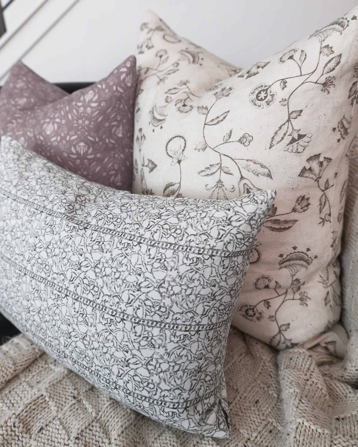 Wildflower & Whimsy – Three Pillow Combination